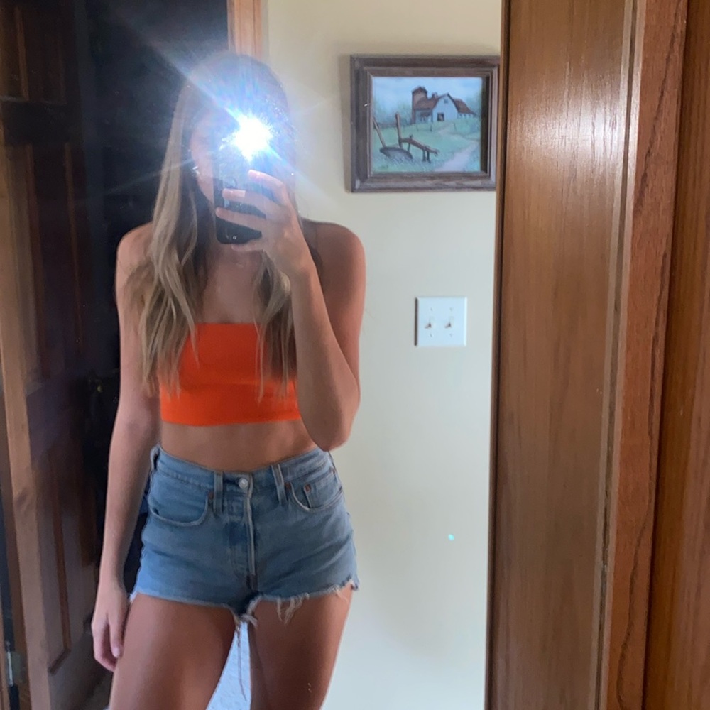 Garage tie tube top / tank top